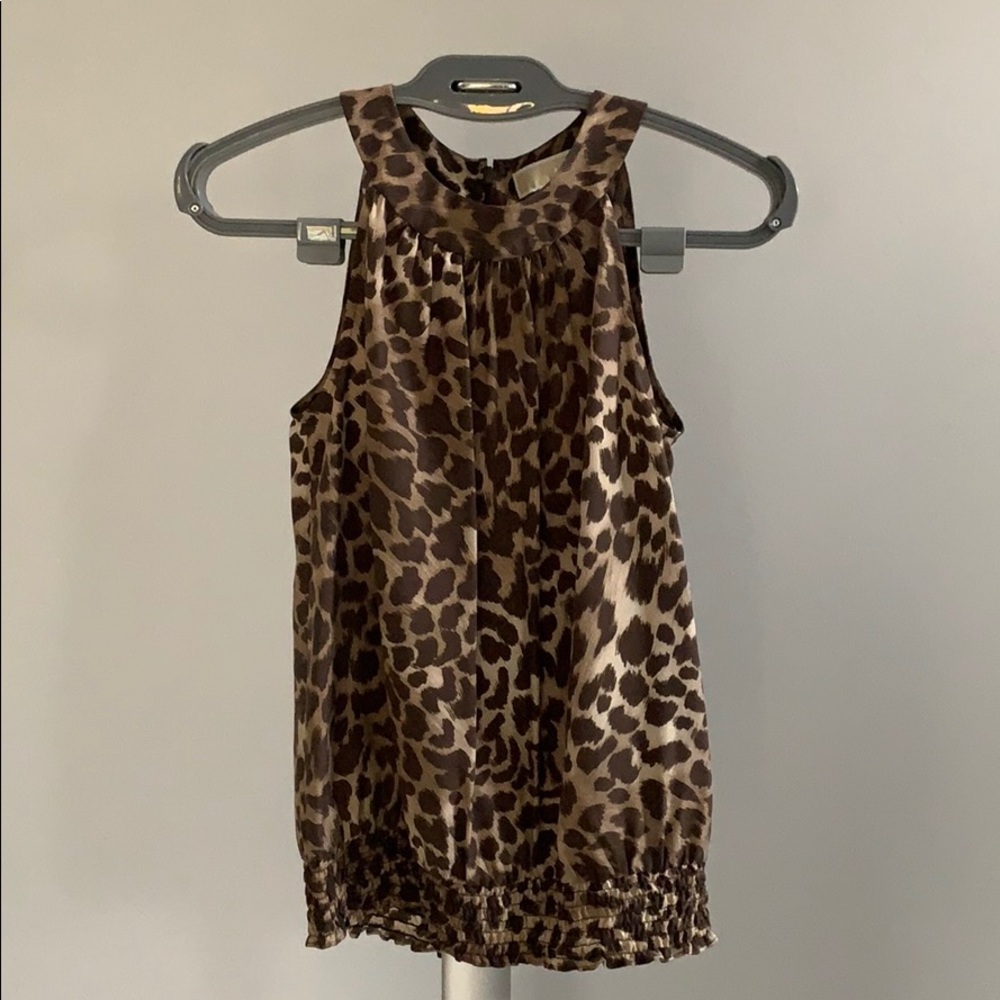 Michael Kors Sleeveless Silk Blouse